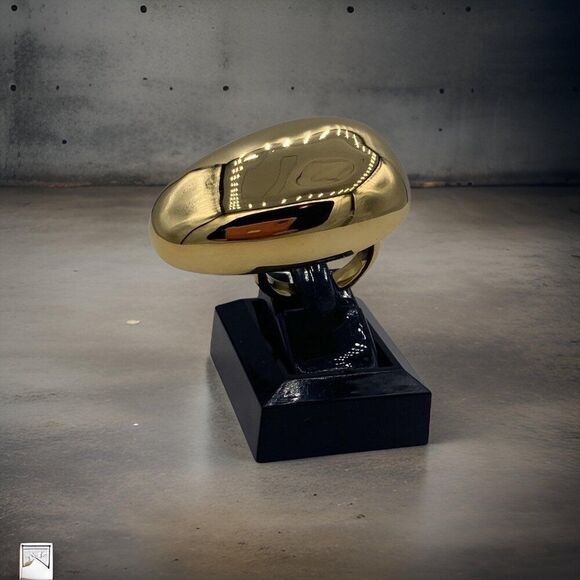 New large scale gold plated stainless steel ring, adjustable size, mirror finish - Picture 1 of 16